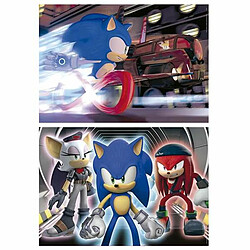 Educa Borras Set de 2 Puzzles Educa Neon Sonic 100 Pièces