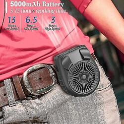 Acheter Ventilateur de Ceinture Portable à Pince de Taille Personnelle à Piles de 5000 mah Redmiter@