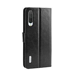 Avis Wewoo Housse Coque en cuir à rabat horizontal Texture rétro Crazy Horse pour Xiaomi CC9e / A3avec porte-cartes et fentes cartes et cadre photo Noir