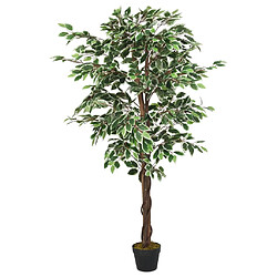 vidaXL Ficus artificiel 756 feuilles 150 cm vert