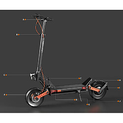 Scooter électrique JOYOR S5-Z, batterie 48V 13Ah, moteur 600W, pneus 10*3 pouces pas cher