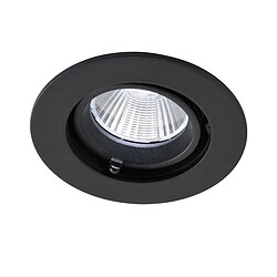 Avis Saxby Downlight Encastrable Rond CCT 10,5W Peinture Noir Mat