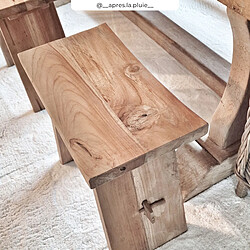 Avis Rendez Vous Deco Tabouret Eka en bois clair