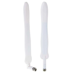 Wewoo Antenne blanc Épée Style 5dBi SMA Mâle 4G LTE pour Huawei Routeur