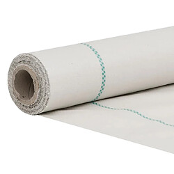 Avis vidaXL Membrane anti-mauvaises herbes blanc 2x100 m PP