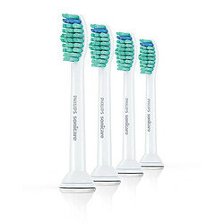 Lot de 4 brossettes pour brosse à dents électriques - hx6014/07 - PHILIPS