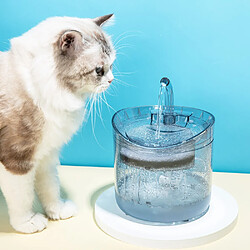 Avis Universal Fontaine transparente pour chat avec filtre 1,6 l distributeur automatique d'eau pour chien boisson de boisson pour hibou éleveur | Fournitures d'arrosage pour nourriture de chat