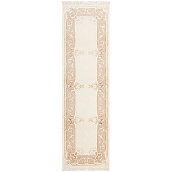 Vidal Tapis de couloir en laine 290x84 beige Darya