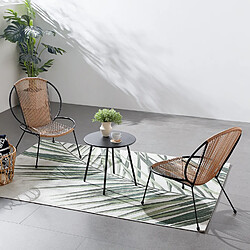 Avis Concept Usine Salon de jardin 2 fauteuils + table basse naturel RETE