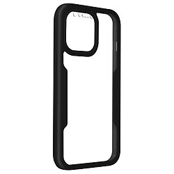 Avizar Coque iPhone 13 Pro Max Dos Plexiglas Avant Polymère Coin Renforcé Contour Noir