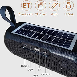 Acheter Yonis Enceinte Bluetooth Solaire Étanche Super Bass FM