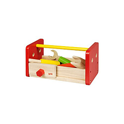 Avis GOKI Wooden Work Bench and tool box 2 in 1