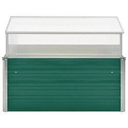 Acheter Helloshop26 Serre 100 x 100 x 77 cm acier galvanisé vert 02_0001739