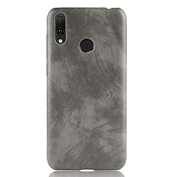 Wewoo Coque antichoc Litchi Texture PC + PU pour Hu(2019) (Gris)