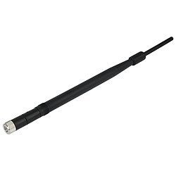 Wewoo Antenne noir réseau mâle sans fil 10DBi RP-SMA édition à couverture souple