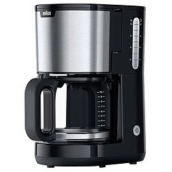 Braun KF1500BK - Noir Cafetière goutte à goutte - 1000W - Filtre amovible - Indicateur de niveau d'eau