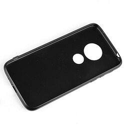 Wewoo Coque Pour Motorola Moto G7 Power Shockproof couture Motif vache peau PC + PU + TPU Case noir pas cher