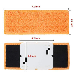 Wewoo Chiffon humide de nettoyage de de de microfibre de 3 PCS pour irobot Braava jet240 / 241