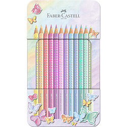 FABER-CASTELL Crayon de couleur SPARKLE PASTEL, étui de 12 ()