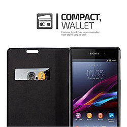 Acheter Cadorabo Coque Sony Xperia Z1 Etui en Noir