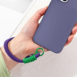 Avizar Bracelet pour téléphone Lanière courte Nylon Violet Foncé pas cher