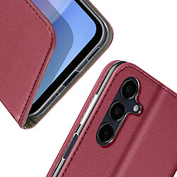 Avizar Étui pour Samsung Galaxy A16 Clapet Porte-carte Magnétique Bordeaux pas cher