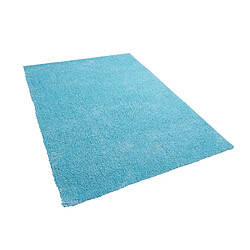 Beliani Tapis épais 140 x 200 cm bleu clair DEMRE