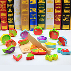 Avis Kid Cuisine Jouet en bois Fruit légumes nourriture de coupe Jeux de rôles Jouets Set