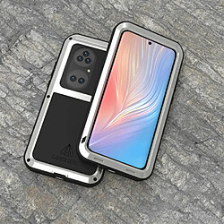 Coque en silicone, antichoc, anti-chute, anti-poussière argent pour votre Huawei P50 Pro