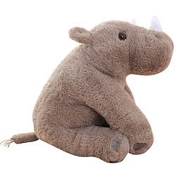 Universal Peluche Rhinocéros Souple Peluche Rhinocéros Jouet Poupée Peluche Oreiller Bébé Soutien Bébé Mollusque Peluche Enfant Cadeau 40 cm | Peluches