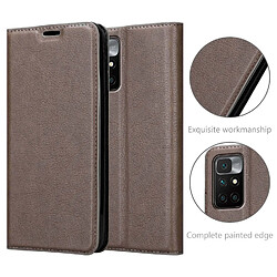 Cadorabo Coque Xiaomi RedMi 10 4G Etui en Brun pas cher