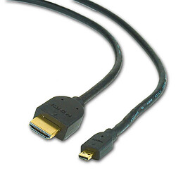 Câble HDMI Gembird 1,8 m avec connecteurs HDMI mâle vers micro HDMI mâle V1.3