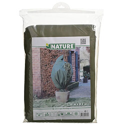 Nature Couverture en polaire d'hiver 70 g/m² Vert 2x2,5 m