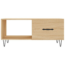 Acheter vidaXL Table basse chêne sonoma 90x50x40 cm bois d'ingénierie