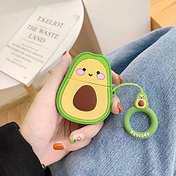 GUPBOO Airpods Coque Housse Étui Protecteur Compatible pour AirPods 3-Fraise Avocat Pêche Silicone