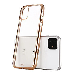 Wewoo Coque Souple Pour iPhone 11 Pro GEBEI Etui de protection antichoc en TPU Or