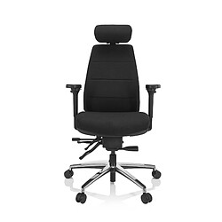 Chaise de bureau / Fauteuil pivotant PHOENIX PRO I Tissu noir hjh OFFICE 