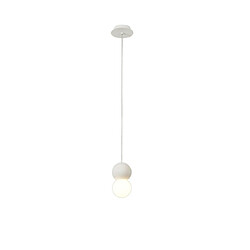 Luminaire Center Suspension Galaxia Ciment blanc et blanc