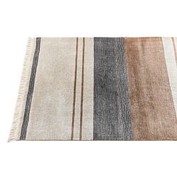 Vidal Tapis de couloir en laine 295x81 brun Darya pas cher