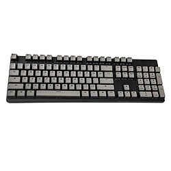 PBT Pudding Keycap Set Pour Clavier Mécanique Cherry MX Silver Grey Black