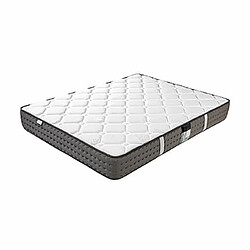 Mes Matelas mousse HR + mémoire 140x190 cm - ZEN