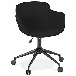 Paris Prix Chaise de Bureau Design Alma 80cm Noir