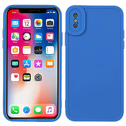 Coque en TPU anti-rayures bleu pour votre iPhone X/XS 5.8 pouces