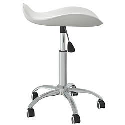 Avis Helloshop26 Chaise fauteuil siège de bureau informatique étude similicuir blanc 02_0023987