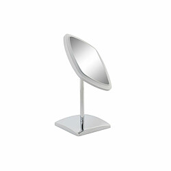 Miroir Grossissant avec LED DKD Home Decor 17 x 13 x 30,5 cm Argenté Métal pas cher