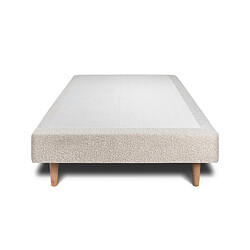 Sommeil de plomb Sommier Tapissier Bouclette Beige 100x200 H29cm