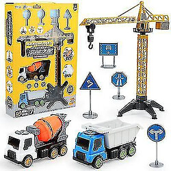 Universal Simulation Construction Truck Crane Tower Touet Set Fire Truck Model Toy (Engineering)