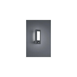 Applique murale moderne d'extérieur moderne à 2 lumières Anthracite 3000K IP54 avec PIR