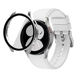 Coque en TPU caoutchoutée argent pour Samsung Galaxy Watch4 40mm