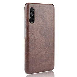 Avis Wewoo Coque Rigide Pour Galaxy A90 5G antichoc Litchi PC + Etui PU Marron